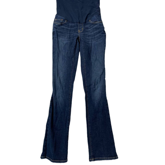 A Pea in Pod Maternity Full Panel Bootcut Jeans Womens size 2/26 - Picture 1 of 5